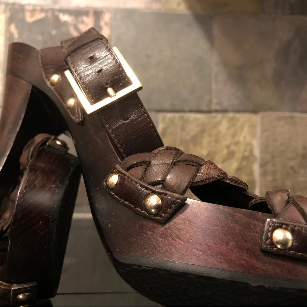Gucci braided platform sandals - Picture 13 of 15